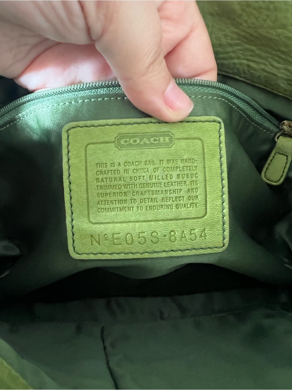 Vintage Coach Nubuc Chelsea - Picture 9 of 9